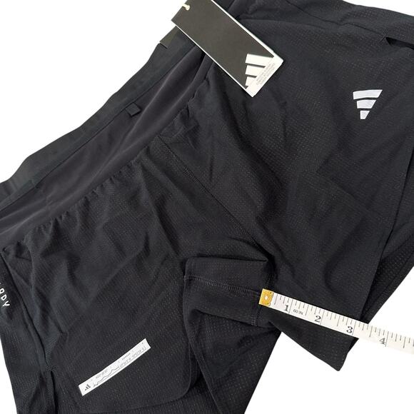 Adidas Women's Ultimate Heat.Dry Black Shorts Size M - Picture 4 of 6